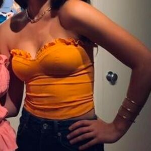 I AM GIA STRAPLESS TOP